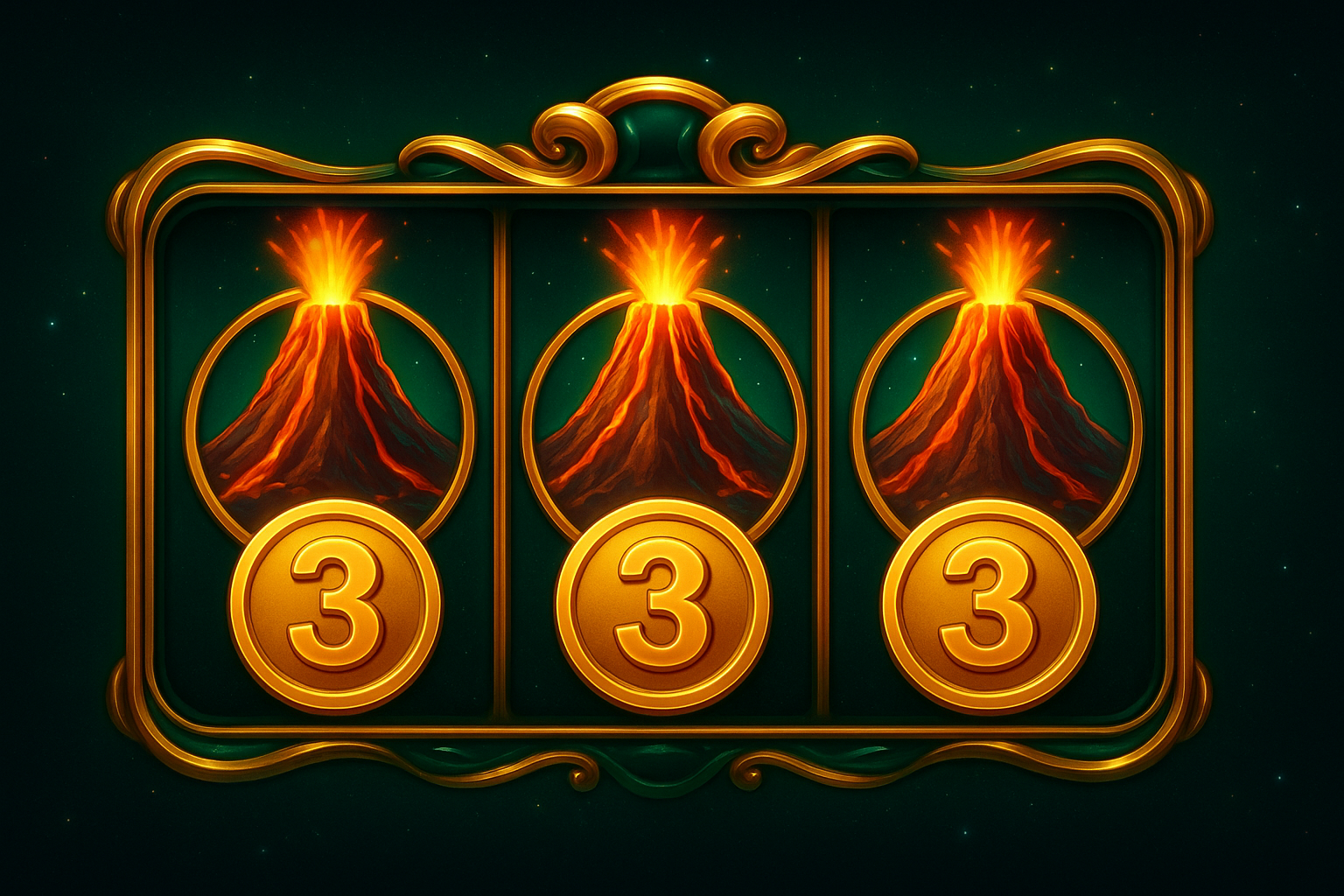 3 Coin Volcanoes
